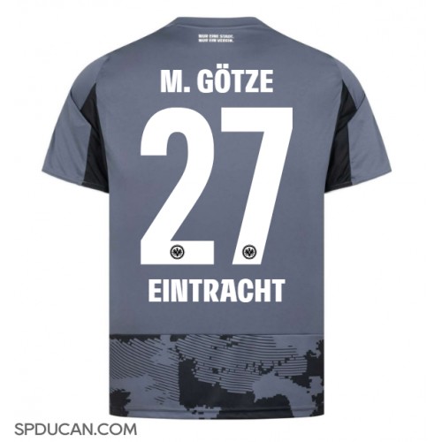 Muški Nogometni Dres Eintracht Frankfurt Mario Gotze #27 Rezervni 2025-26 Kratak Rukav